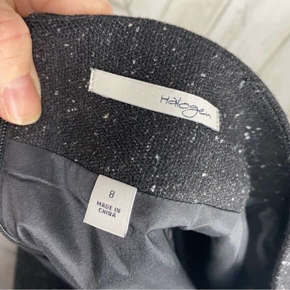 Halogen black speckle pencil skirt - Picture 8 of 10